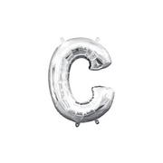 13in Air-Filled Silver Letter Balloon (C)